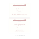 Cambridge Ribbon Birth Announcement