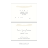 Cambridge Ribbon Birth Announcement