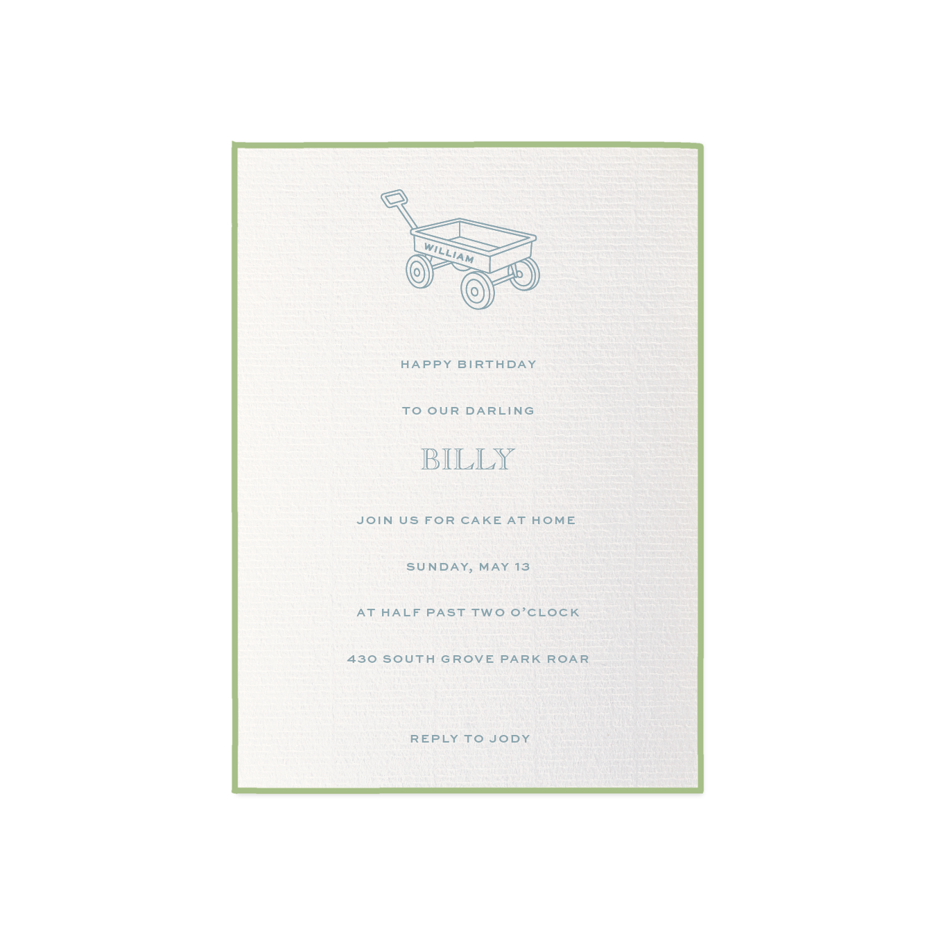Camden Motif Birthday Invitation