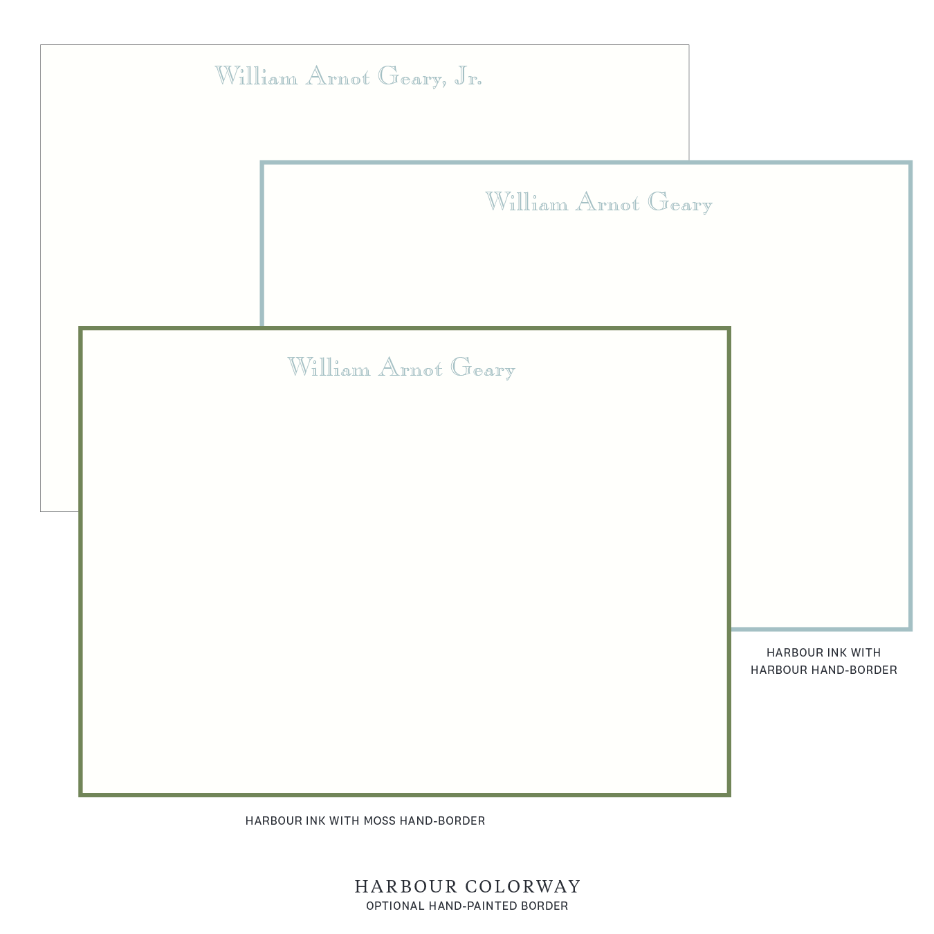 Camden Laid Paper Notecard