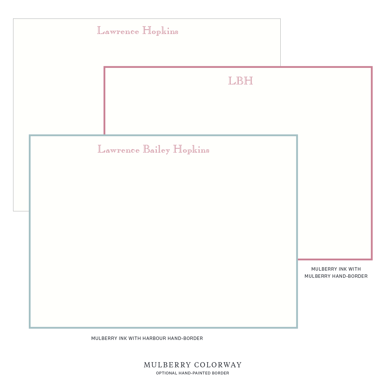 Camden Laid Paper Notecard