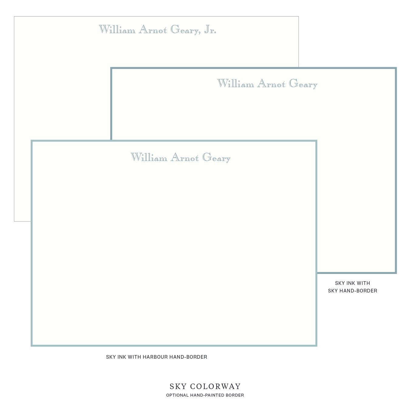 Camden Laid Paper Notecard