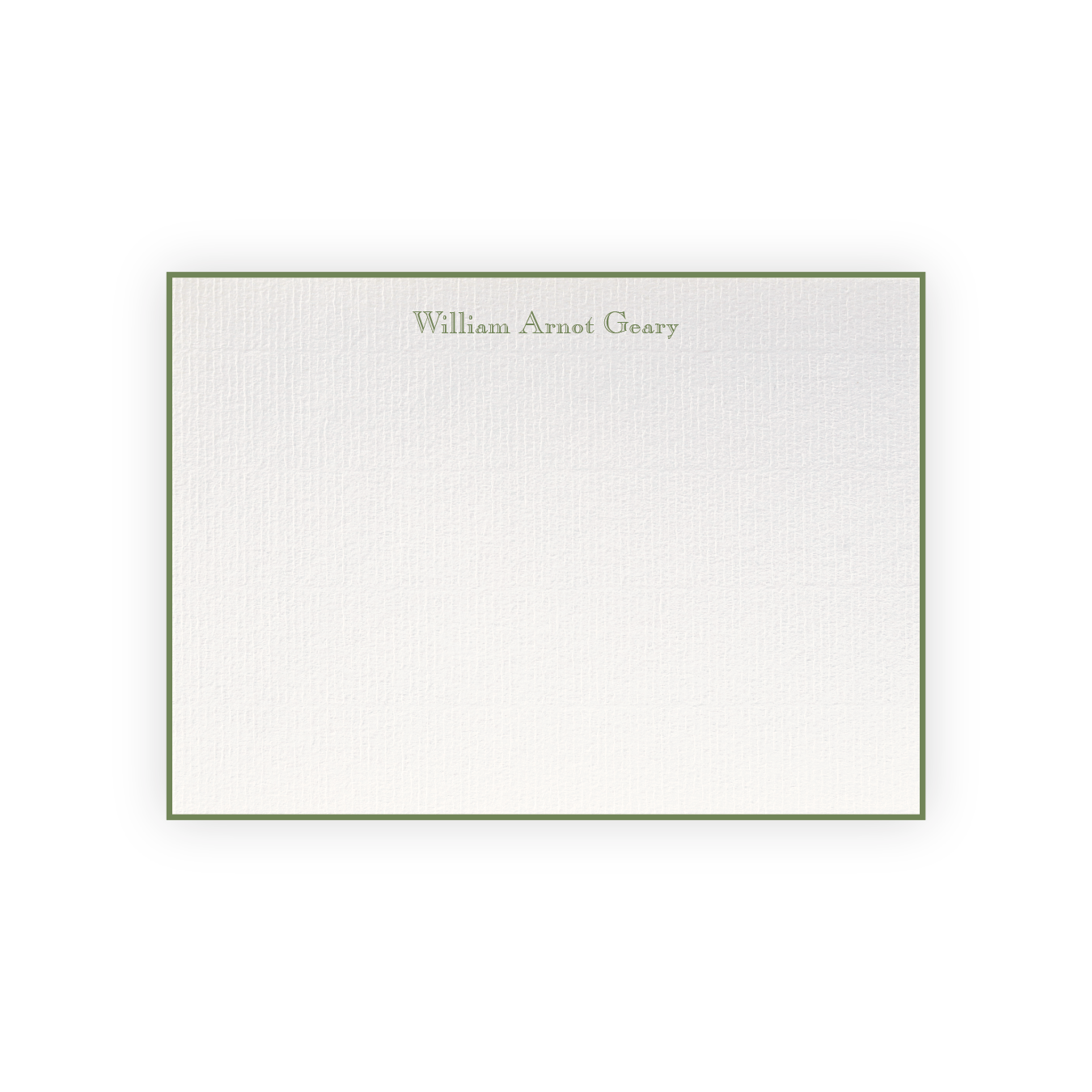 Camden Laid Paper Notecard