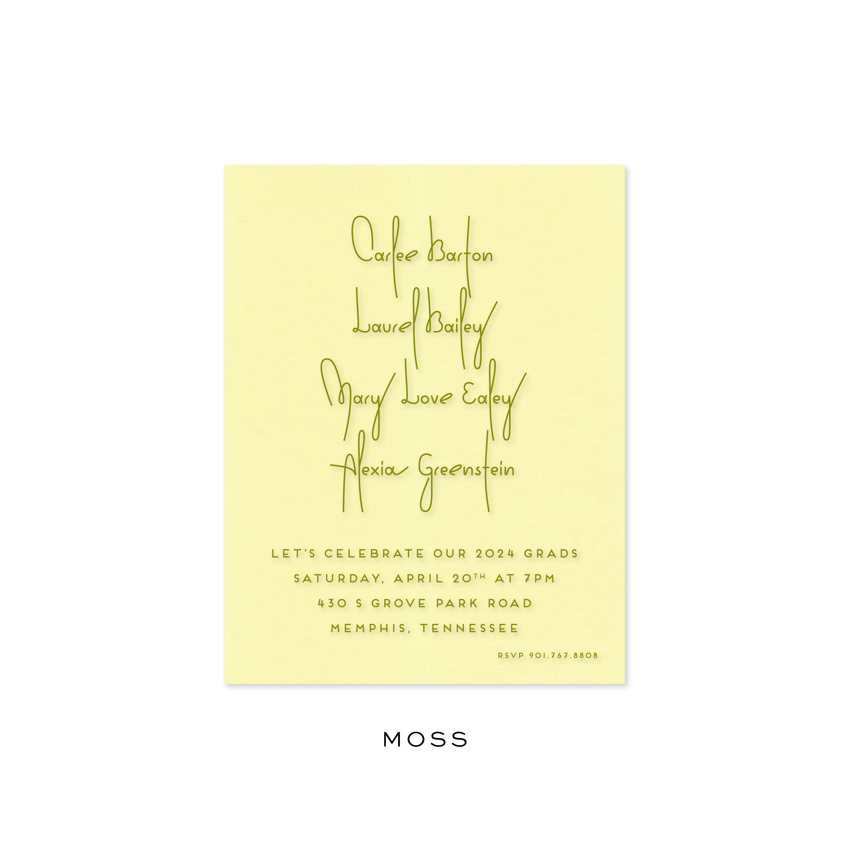 Carlee Graduation Invitation