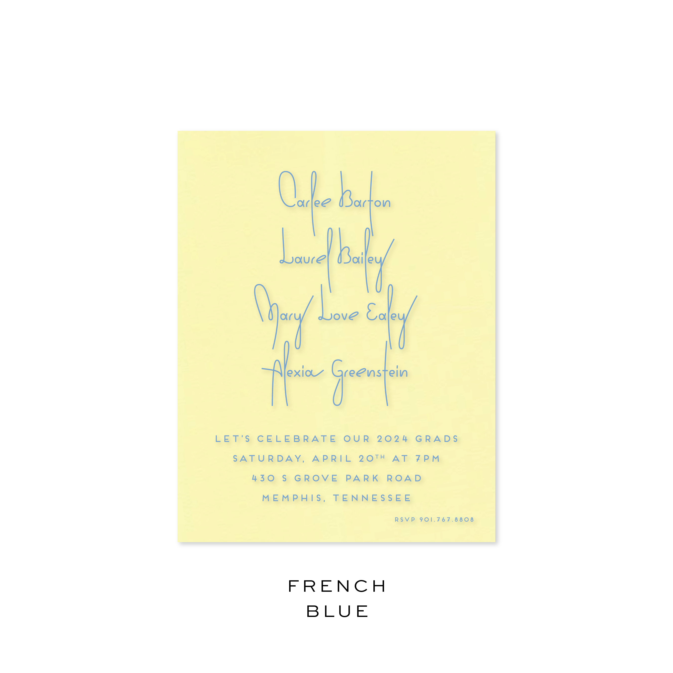 Carlee Graduation Invitation