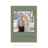 Caroline Medium Classic Printed Holiday Card II