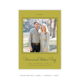 Caroline Medium Classic Printed Holiday Card II