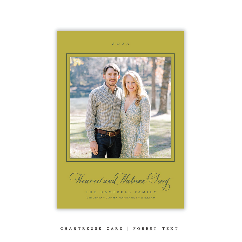 Caroline Medium Classic Printed Holiday Card II