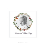 Caroline Small Square Classic Printed Holiday Card
