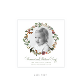 Caroline Small Square Classic Printed Holiday Card