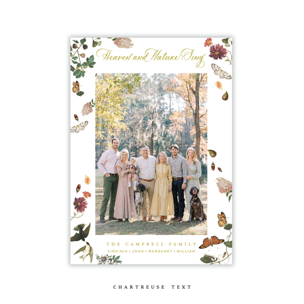Caroline Medium Classic Printed Holiday Card I