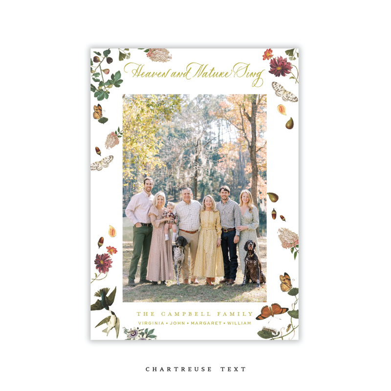 Caroline Medium Classic Printed Holiday Card I