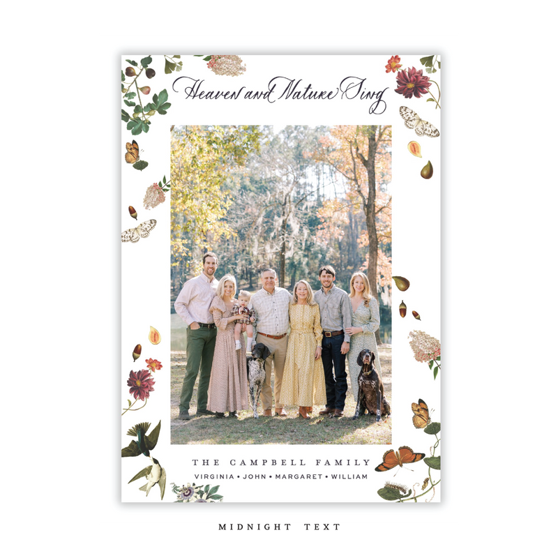 Caroline Medium Classic Printed Holiday Card I