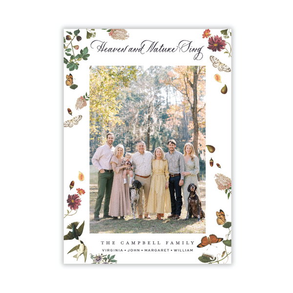 Caroline Medium Classic Printed Holiday Card I