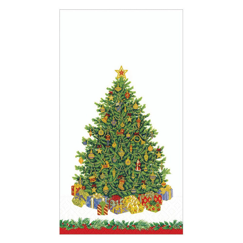 Christmas Tree Caspari Guest Towel