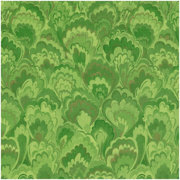 Green Marbled Caspari Wrapping Paper