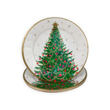 Merry and Bright Caspari Dinner Plate
