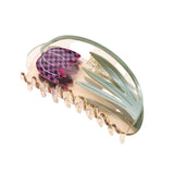 Tulip Checkered Claw Clip