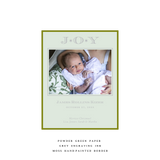 Celeste Small Pastel Luxe Birth Announcement