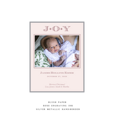 Celeste Small Pastel Luxe Birth Announcement