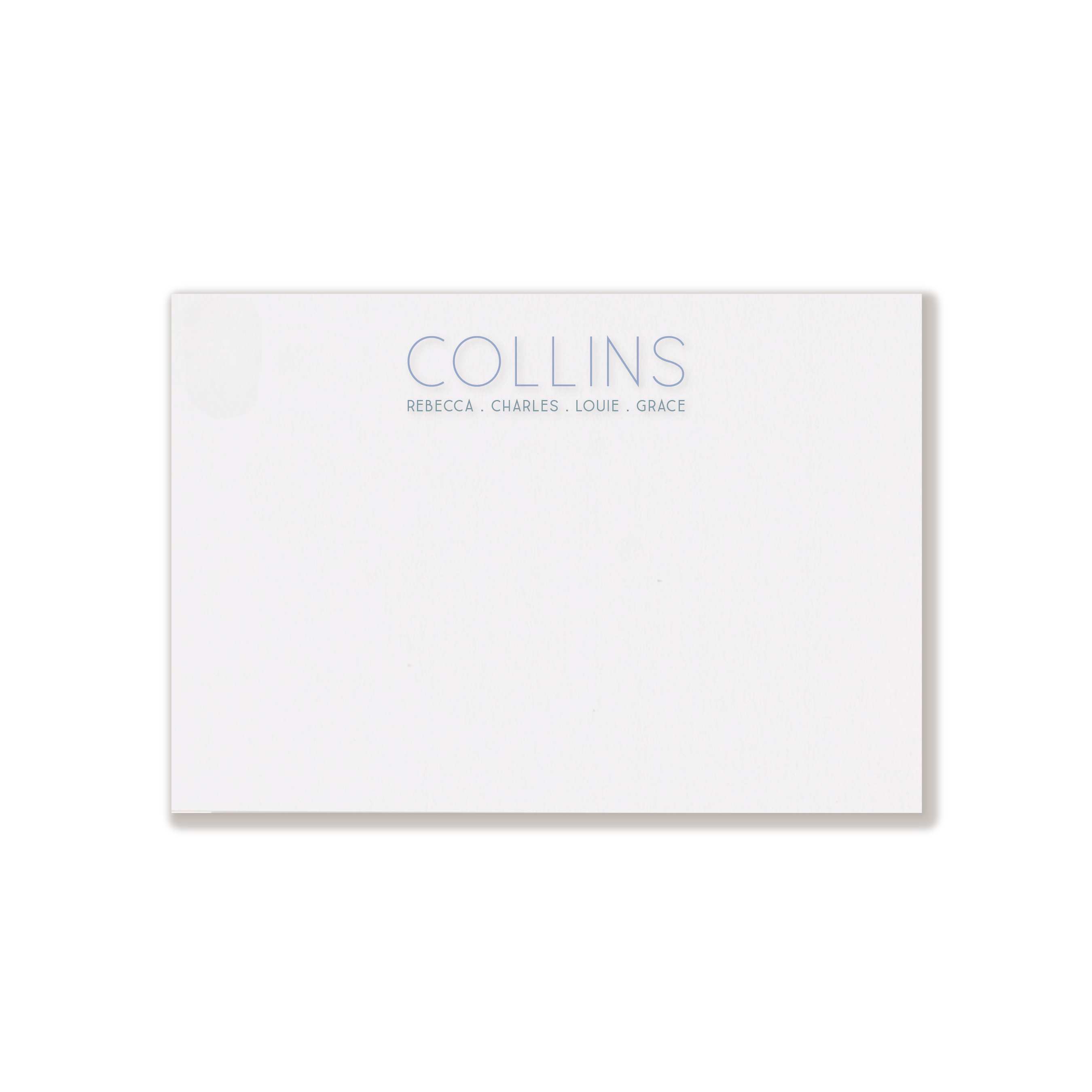 Collins Engraved Note