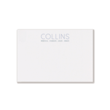 Collins Engraved Note