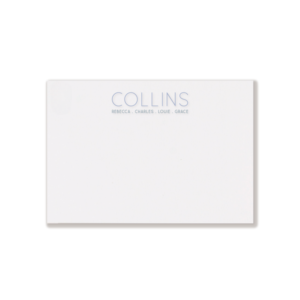 Collins Engraved Note