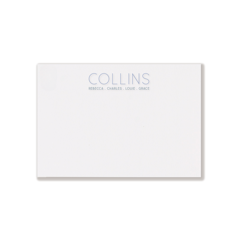 Collins Engraved Note