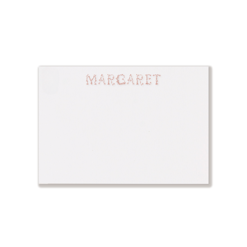 Margaret Engraved Note