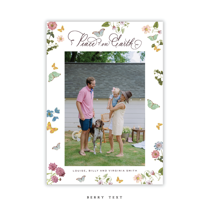 Collier Medium Classic Printed Holiday Card I