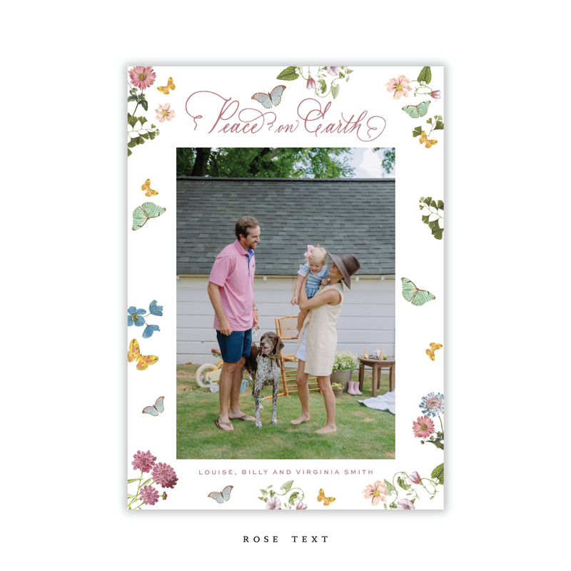 Collier Medium Classic Printed Holiday Card I