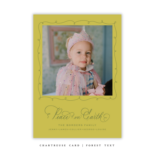 Collier Medium Classic Printed Holiday Card II
