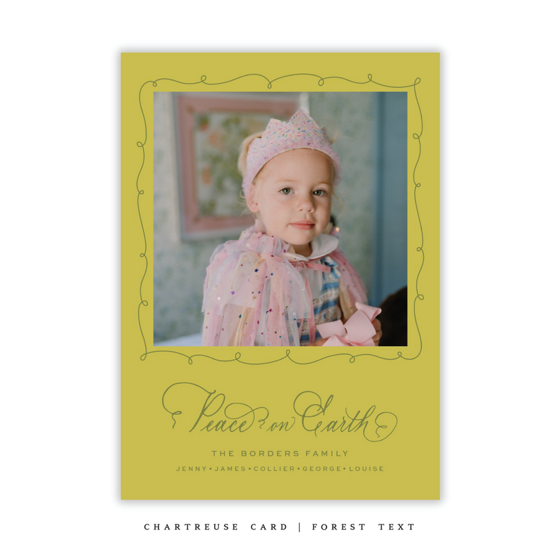 Collier Medium Classic Printed Holiday Card II