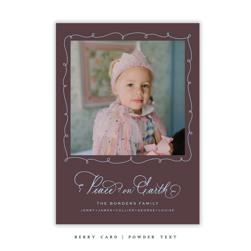 Collier Medium Classic Printed Holiday Card II
