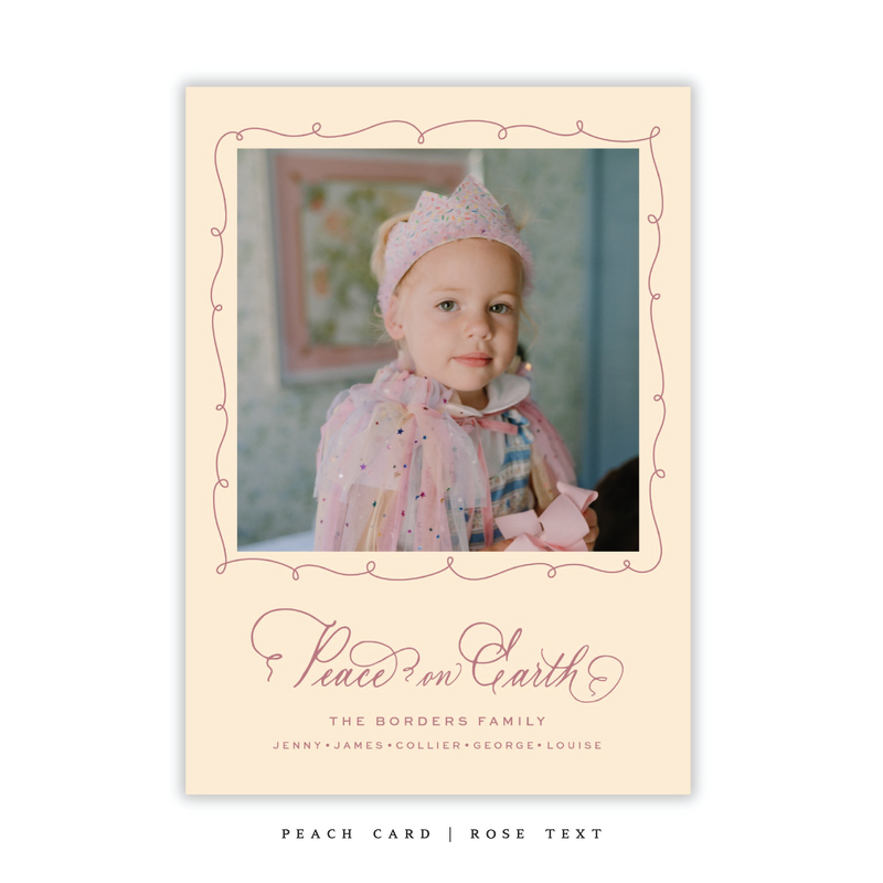 Collier Medium Classic Printed Holiday Card II