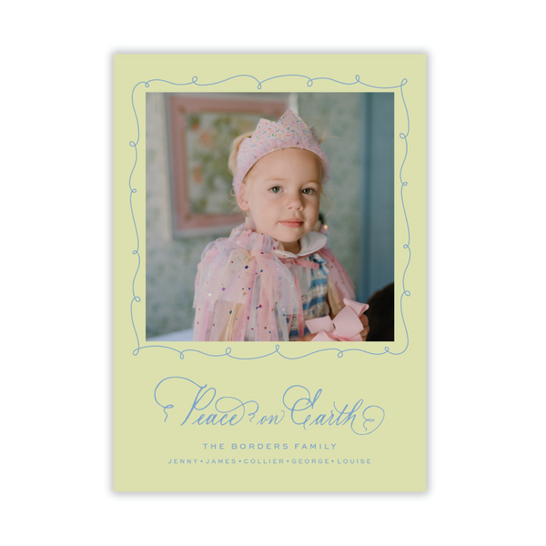 Collier Medium Classic Printed Holiday Card II