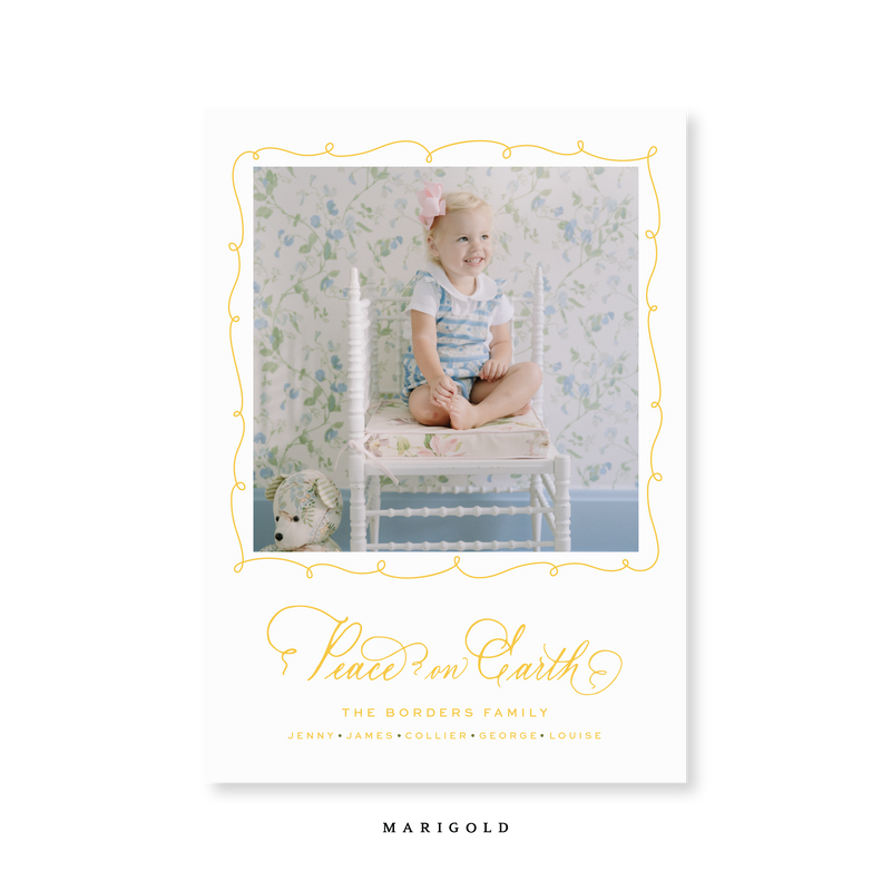 Collier Medium Letterpress Holiday Card