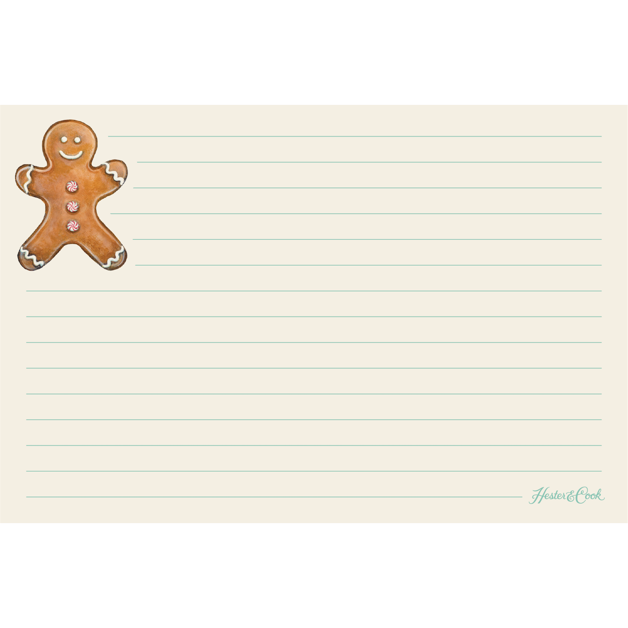 Gingerbread Recipe Cards