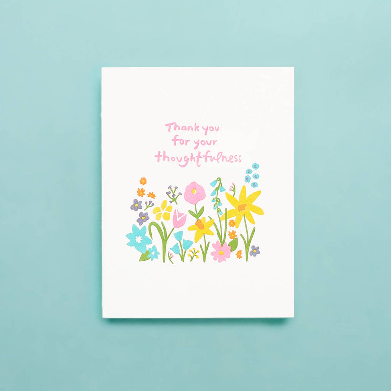 Thoughtfulness Letterpress Greeting Card