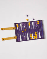 Backgammon Set with Roll-Up Board