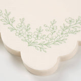 Floral Elegance Sage Guest Towels