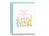 Thoughtfulness Letterpress Greeting Card