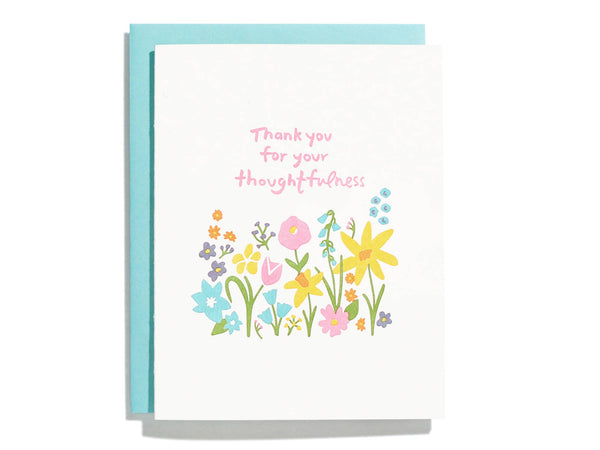 Thoughtfulness Letterpress Greeting Card