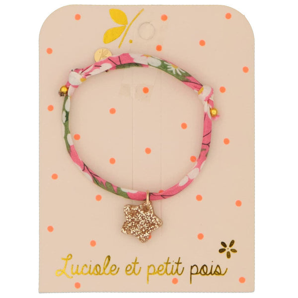 Gold Star + Liberty Betsy Peony Bracelet