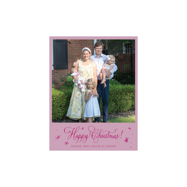 Davenport Classic Printed Small Holiday Card