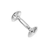 Silver Dumbbell Rattle