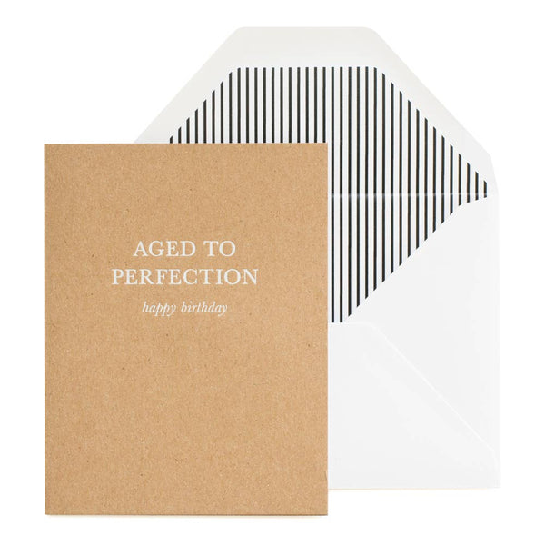 Aged to Perfection Birthday Card