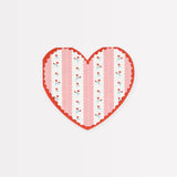 Vintage Rose Heart Napkins