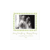 Elena Small Square Classic Printed Holiday Card