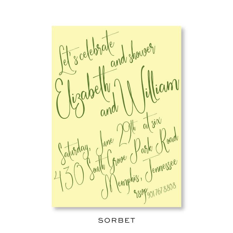 Elizabeth Bridal Invitation